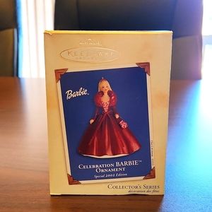 Hallmark Celebration Barbie ornament Special 2002 Edition.